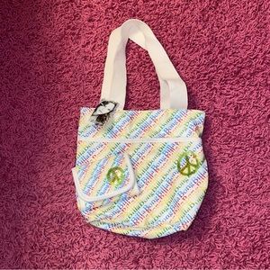 New Y2K Vintage Rainbow Billabong Purse and Wallet